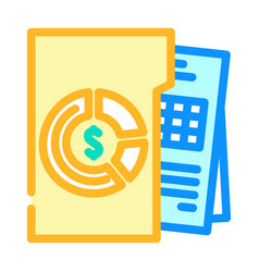 Budgeting Financial Advisor Color Icon