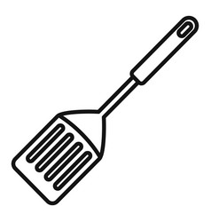 Culinary Spatula Tool Icon Outline Cooking