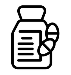 Prescription Bottle And Pills Icon