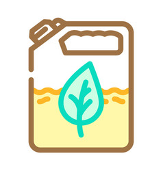 Biofuel Production Biomass Energy Color Icon