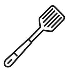 Hot Element Spatula Icon Outline Cooking