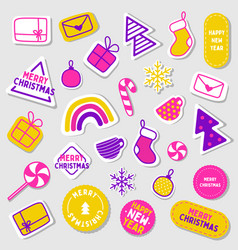 Cute Christmas Stickers Collection Of Christmas