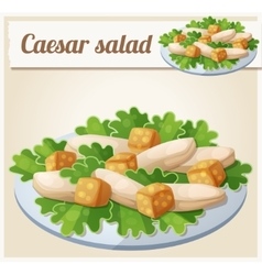 Caesar Salad Detailed Icon