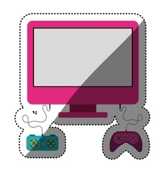 Gamepad And Computer Of Videogame Design