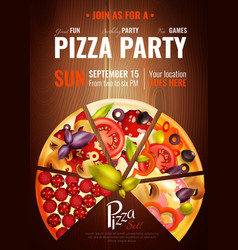 Party Hours Pizza Poster