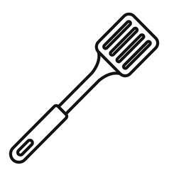 Cooking Tool Spatula Icon Outline Rustic