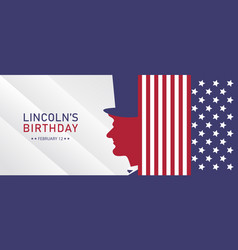 Lincolns Birthday Holiday Background