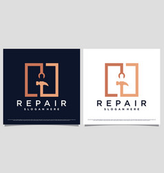 Home Repair Logo Design Template With Creative