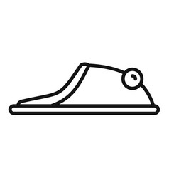 House Slippers Icon Outline Object Cozy