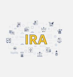 Ira Individual Retirement Account Concept