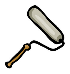 Paint Roller Color Doodle Icon