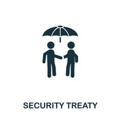 Security Treaty Icon Symbol Creative Sign From