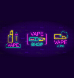 Vape Shop Neon Sign Collection Vaping