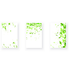 Green Geometric Confetti