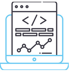 Project Briefing Line Icon Outline Symbol