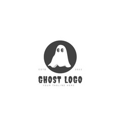 Ghost Logo Design Icon