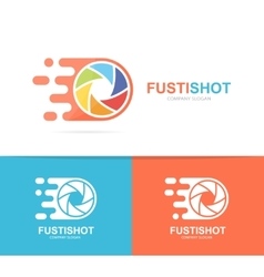 Fast Camera Shutter Logo Combination Speed