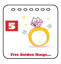 Five Golden Rings Cartoon