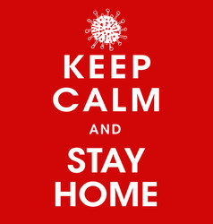 Poster Keep Calm And Stay Home