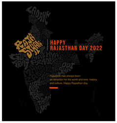 Happy Rajasthan Day 2022 Greetings With Map