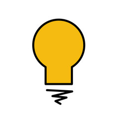 Light Bulb Idea Icon Bright Electricity Lamp