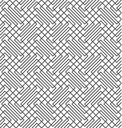 Black and white seamless chevron pattern Vector Image