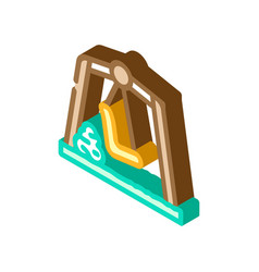 Garden Backyard Furniture Isometric Icon