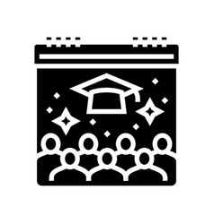 Campus Events College Teacher Glyph Icon