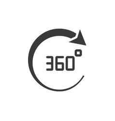 360 Degree Icon Filled Degree Icon From