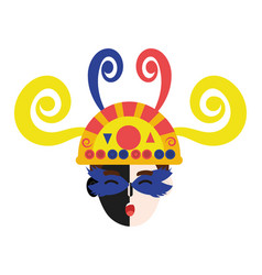 Narino Blancos Y Negros Carnival Mask Design