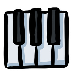 Piano Musical Instrument Doodle Icon