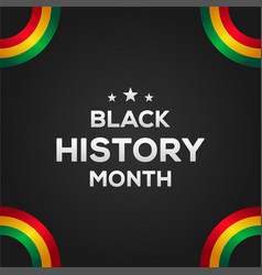 Black History Month Design Template Background