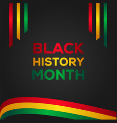 Black History Month Design Template Background