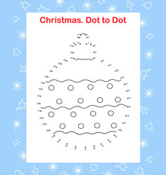 Christmas Tree Decoration Dot To Dot Fun