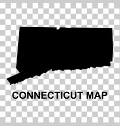 Connecticut Map Shape United States Of America