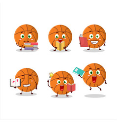 A Picture Of Basketball Cartoon Character Concept