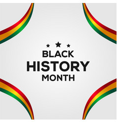 Black History Month Design Template Background