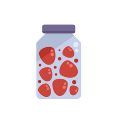 Canned Fruit Icon Flat Food Pickle