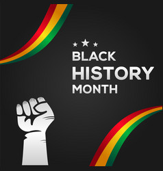 Black History Month Design Template Background