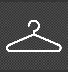 Clothes Hanger Icon Isolated