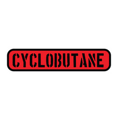 Cyclobutane Stamp In French