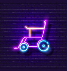 Electric Wheelchair Neon Sign The Concept Of