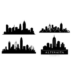 Atlanta Georgia Skyline Silhouette