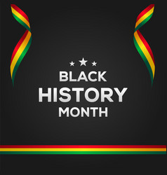 Black History Month Design Template Background