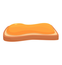 Cream Bread Icon Cartoon Peanut Caramel