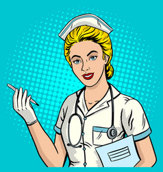 Nurse Pop Art Style