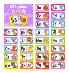 Set Abc Flash Cards Alphabet For Kids Learning