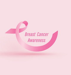 Pink Ribbon Symbol Of Women Breast Cancer