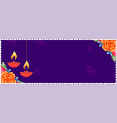 Shubh Diwali Wishes Banner With Text Space