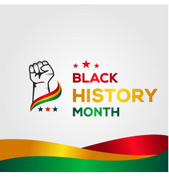 Black History Month Design Template Background